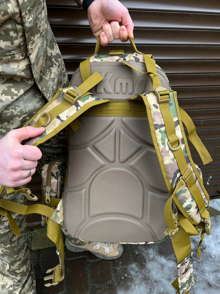 Військово-тактичний рюкзак Molle Assault 55 L+ 3 органайзери 6026 фото