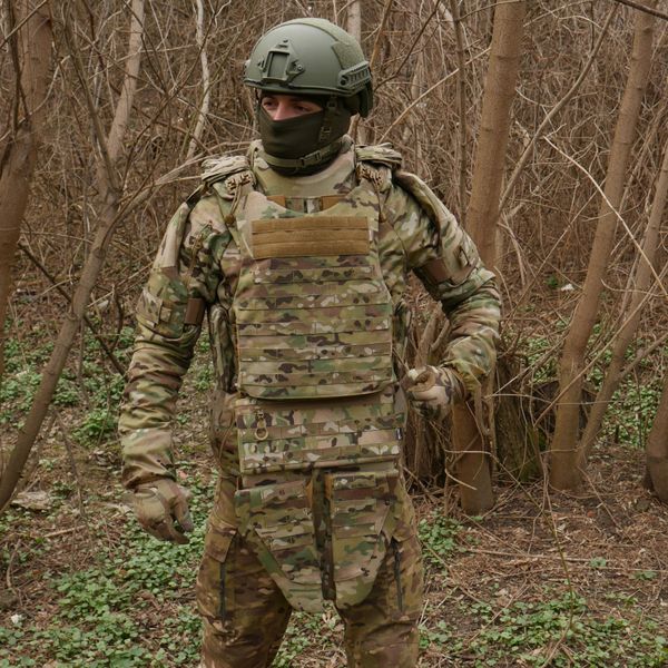 Бронекомплект Militex з балістичним захистом 1 клас захисту cordura USA Multicam 50500 фото